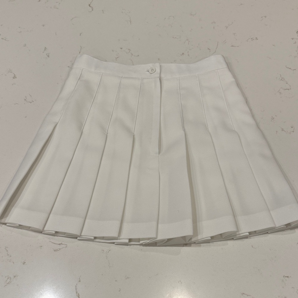 Vintage Reebok White Pleated Mini Tennis Skirt